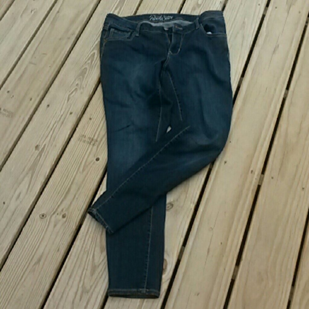 Old Navy Rock Star jeans. Medium Wash